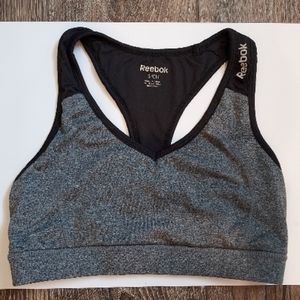Reebok Sports Bra | Gray/Black | Size: Small